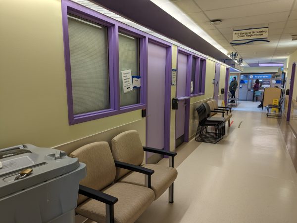 Fresh Bright Paint in Emergency Dept Waiting Area