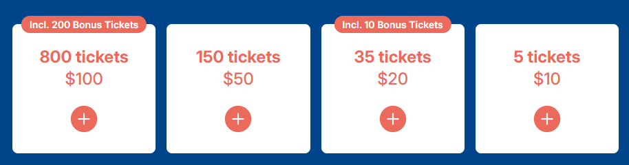 ticket pricing