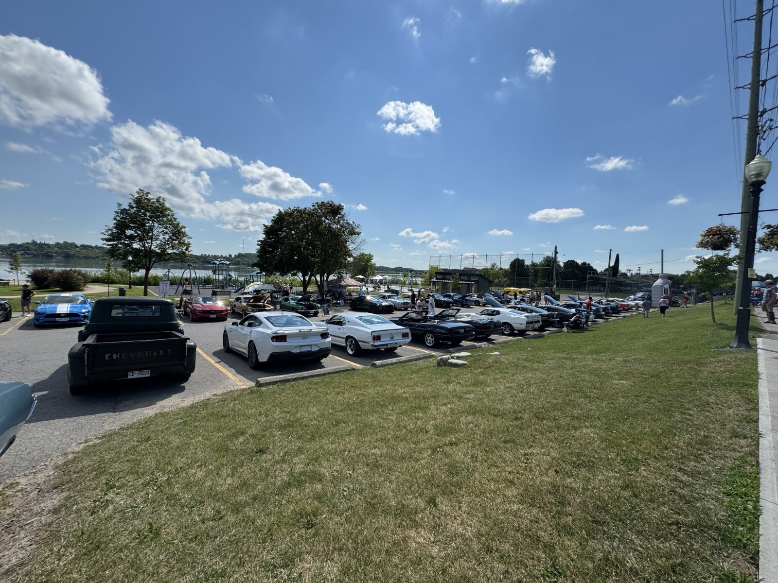 parking lot with cars